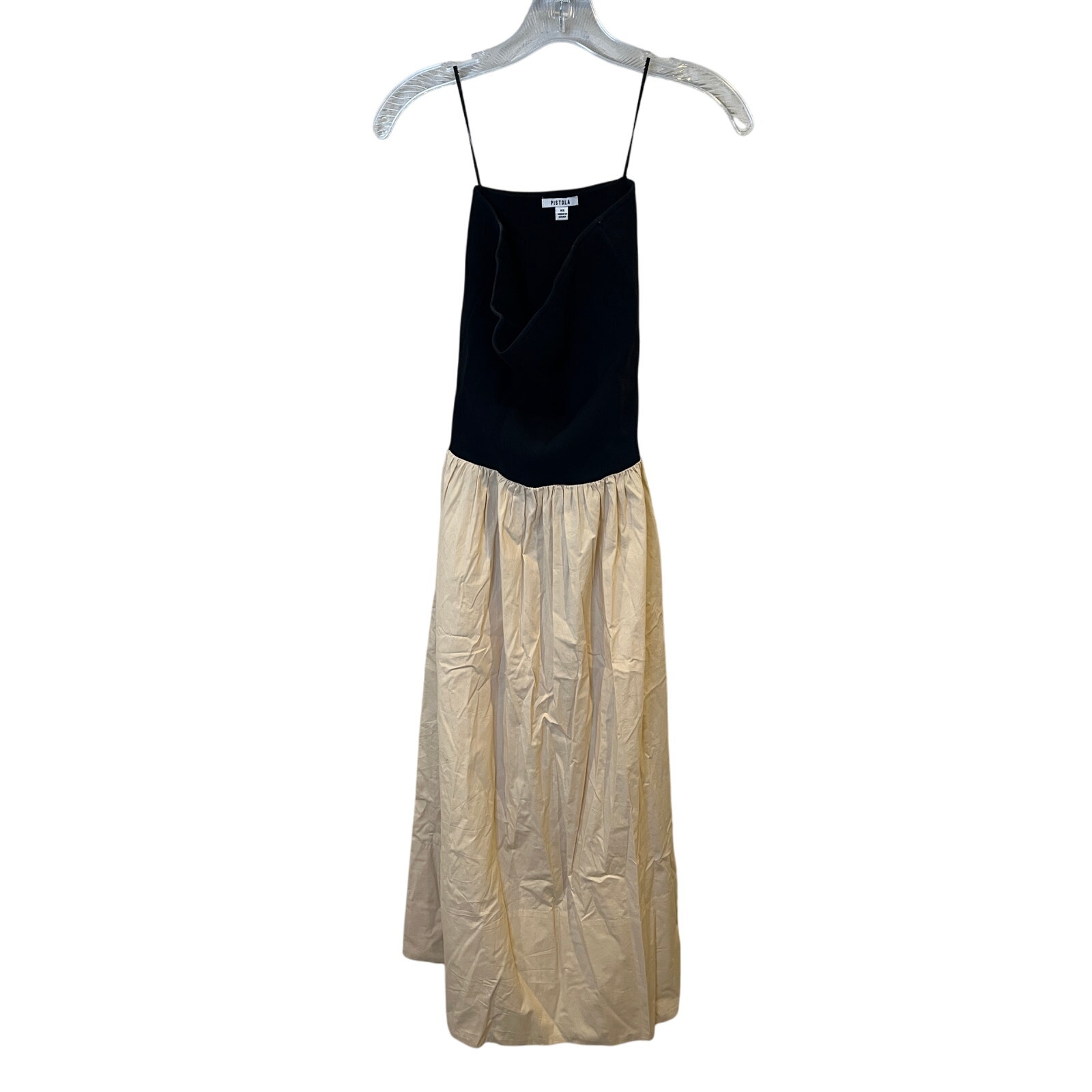 Pistola Mavo Midi Dress Pepper And Salt Black Cream P00071056kv